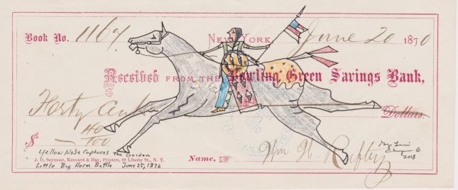 Yellow Nose Captures the Guidon - check - George Levi