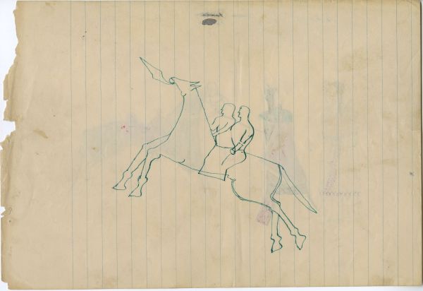 Untitled [horse and riders]