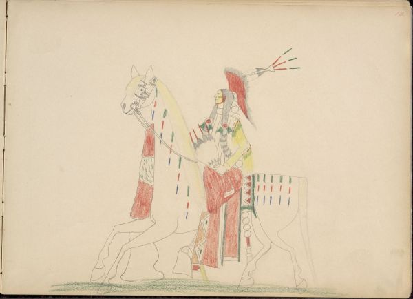 Cauder-daugh (Kiowa) Stealing Kiowa Woman, Cauder-zone