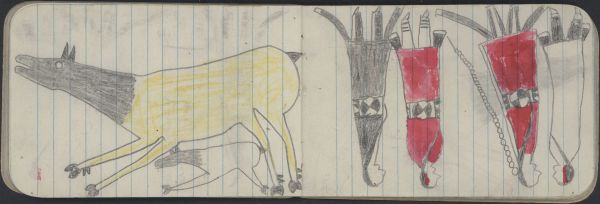 ANIMALS, ELK; COURTING, TWO COUPLES