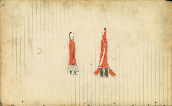 Couple in red, facing