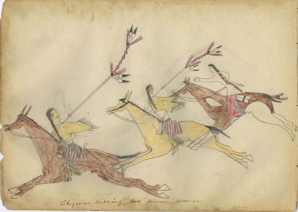 Cheyenne Killing Two Kiowa Women