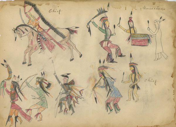 Grand War Dances in Costume of the Cheyennes, continued