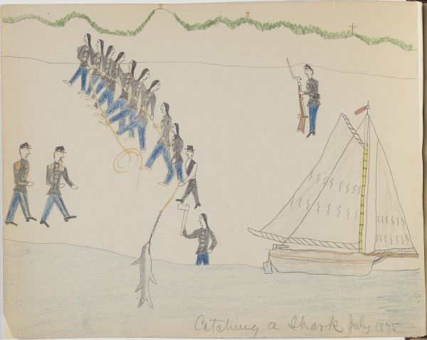 Catching a Shark, July 1875