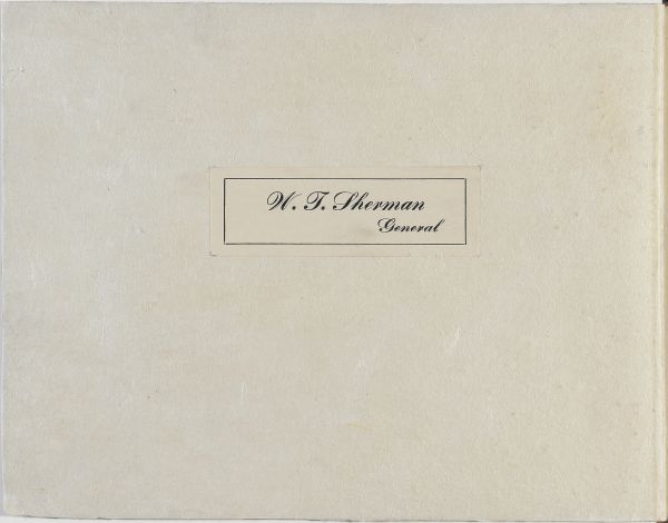Inside front cover (bookplate)