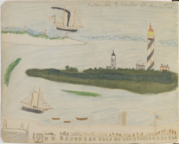 Entrance to harbor St. Augustine