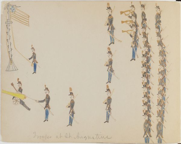 Troops at St. Augustine