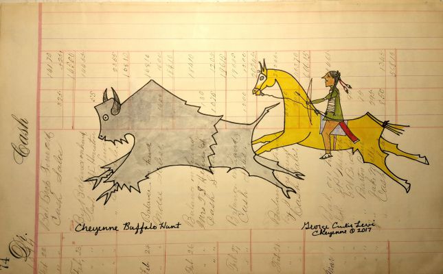 Cheyenne Buffalo Hunt - George Levi